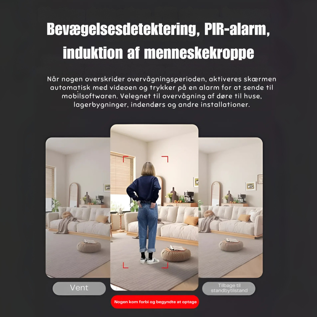 SecureView™ – HD Smart trådløst Wifi-Spionkamera