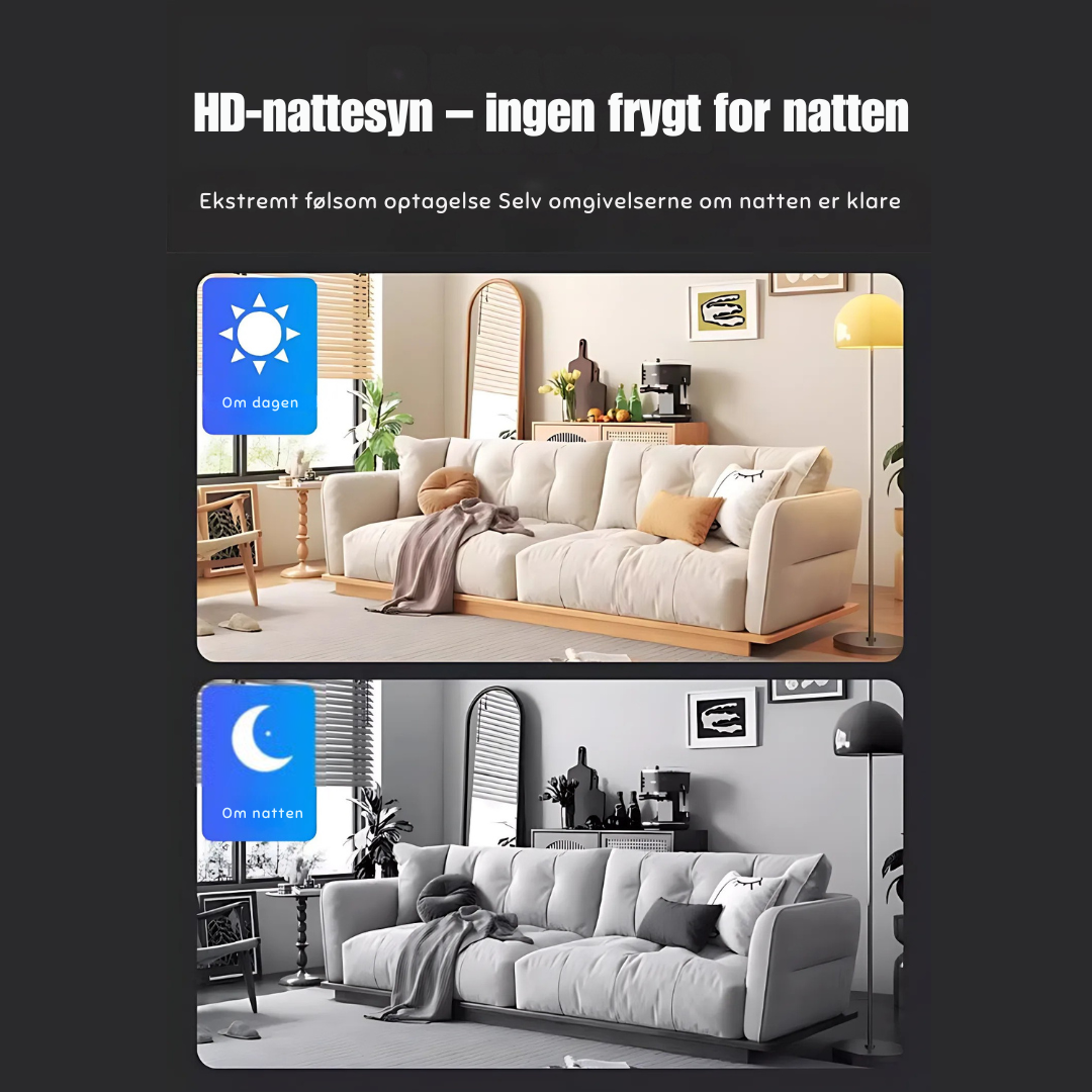 SecureView™ – HD Smart trådløst Wifi-Spionkamera