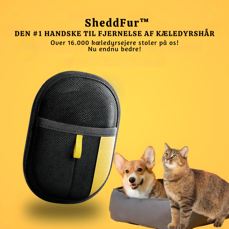 SheddFur™ – Elektrostatiske Kæledyrshår Fjerningshandske