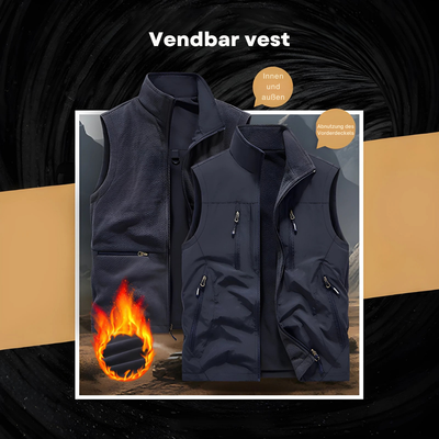 Simon™ – Vendbar Vindafvisende Herrevest