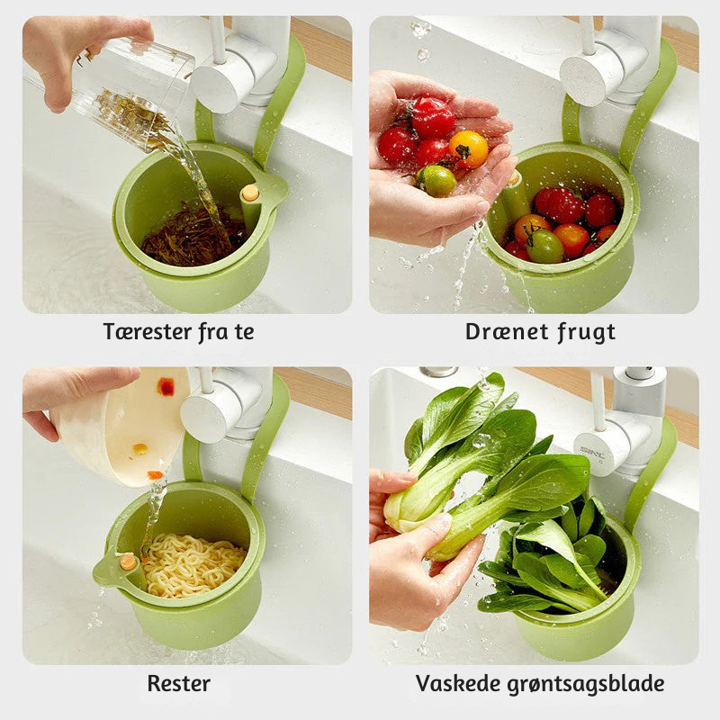 SinkBuddy™ – Multifunktionel Si-Kurv til Vask