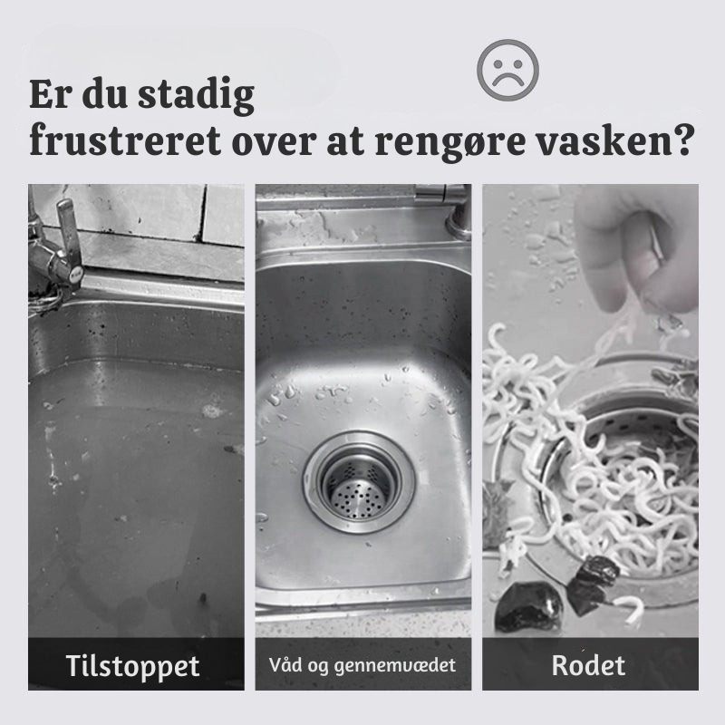SinkBuddy™ – Multifunktionel Si-Kurv til Vask