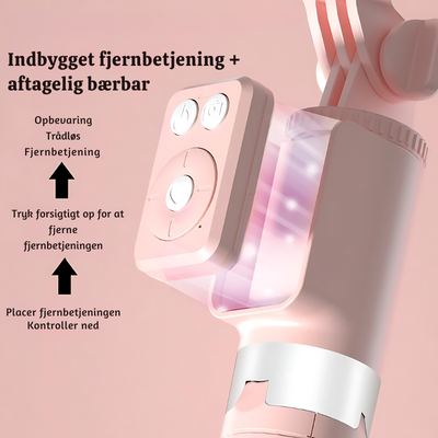 SnapGlow™ – Bærbart 6-i-1 LED Ringlys Stativ