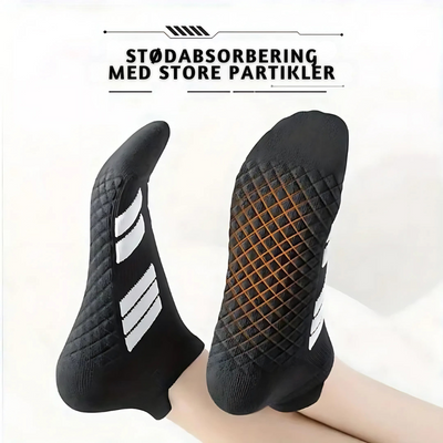 SoftStride™ – Åndbare Antiskrid Polstrede Sokker