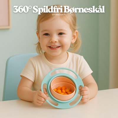 SpinNosh™ – 360° Spildfri Børneskål