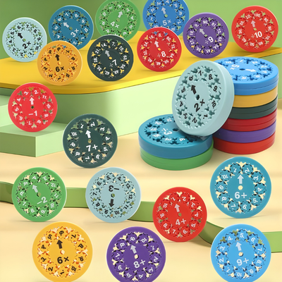 SpinSum™ – 9-delt Matematik Fidget Spinner Sæt
