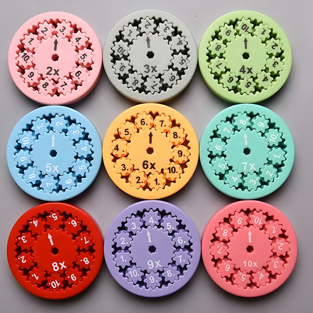 SpinSum™ – 9-delt Matematik Fidget Spinner Sæt