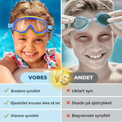 SplashGuard™ – HD Anti-dug Svømmebriller til Børn