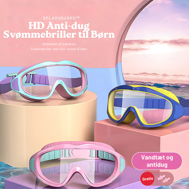 SplashGuard™ – HD Anti-dug Svømmebriller til Børn