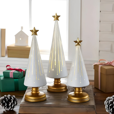 StarryFir™ – Lysende Glas LED Juletræer