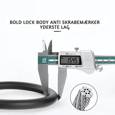 SteelRing™ – Bærbar Tyverisikret Cykellås