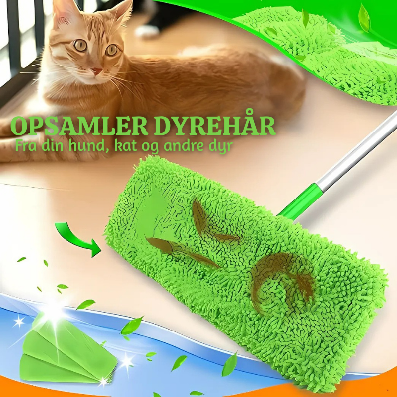 SwiftClean™ – Genanvendelige Mikrofiber-Moppehylder