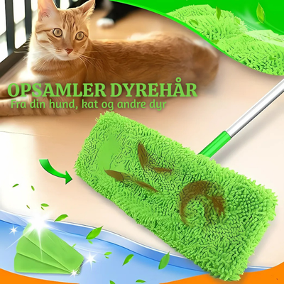 SwiftClean™ – Genanvendelige Mikrofiber-Moppehylder