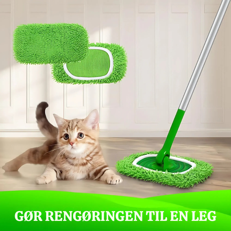 SwiftClean™ – Genanvendelige Mikrofiber-Moppehylder
