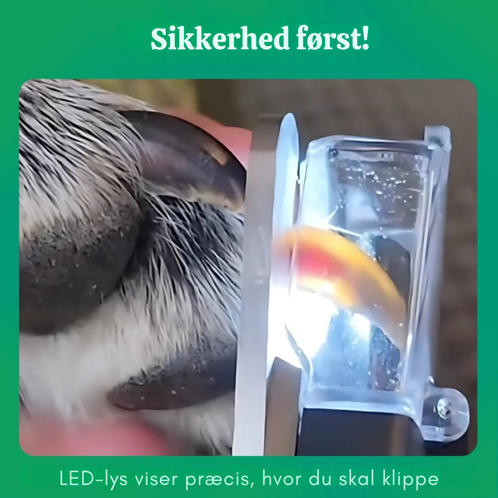 TrimZen™ – Skånsom LED Kæledyrs Negleklipper og Sliber