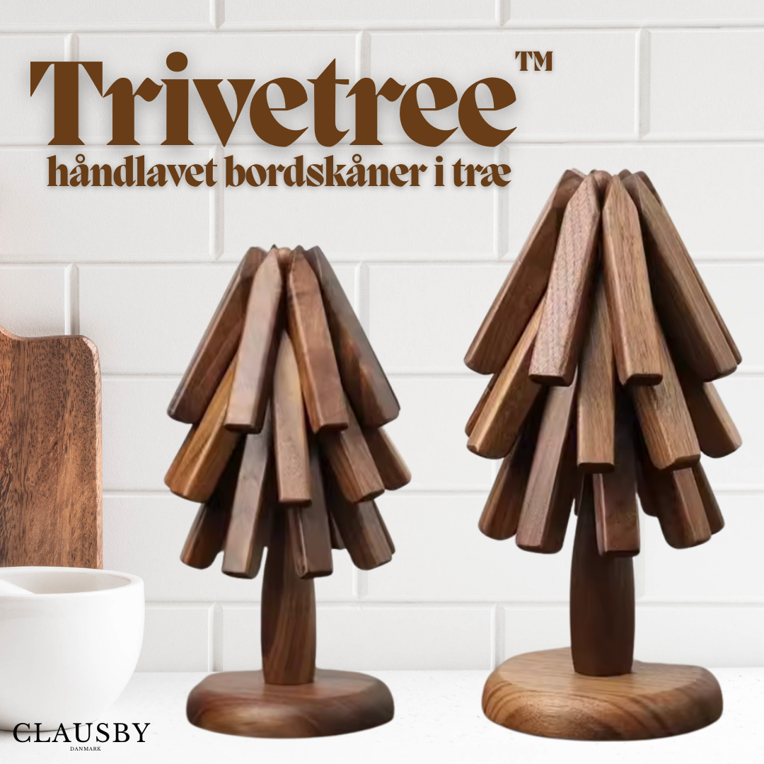 Trivetree™ - håndlavet bordskåner i træ