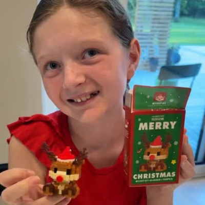MerryBlocks™ – Jule Byggesæt med 12 Klodser