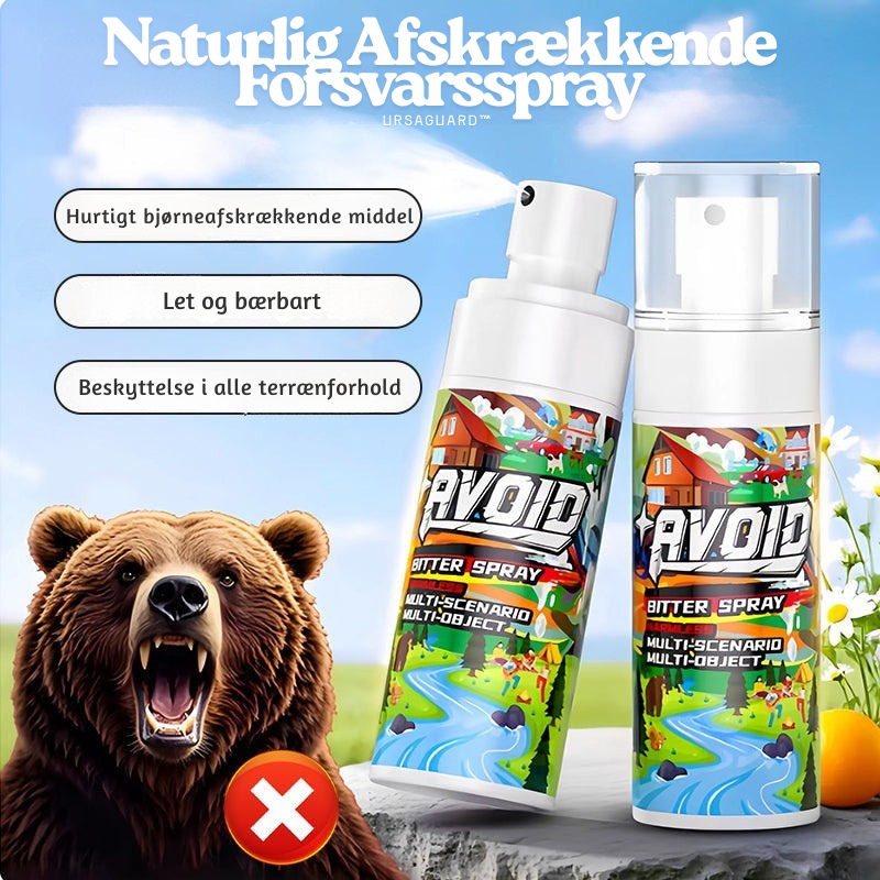 UrsaGuard™ – Naturlig Afskrækkende Forsvarsspray