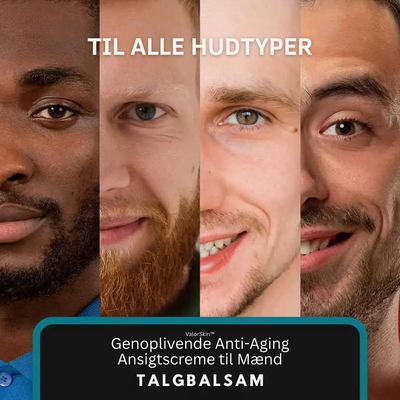 ValorSkin™ – Genoplivende Anti-Aging Ansigtscreme til Mænd