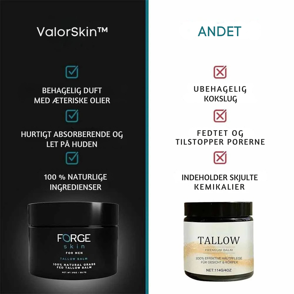 ValorSkin™ – Genoplivende Anti-Aging Ansigtscreme til Mænd