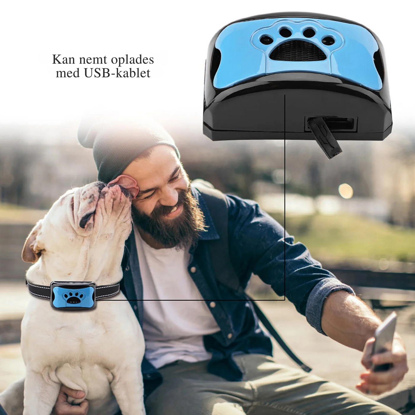 WoofBuddy™ - Blid Træning Anti-Bark Kontrolhalsbånd