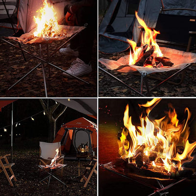 CampFlex™ – Foldbar Rustfri Ildskål