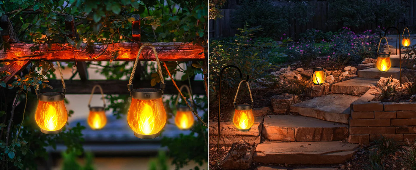 LumiFlare™ – Solcelledrevet Flammelygte