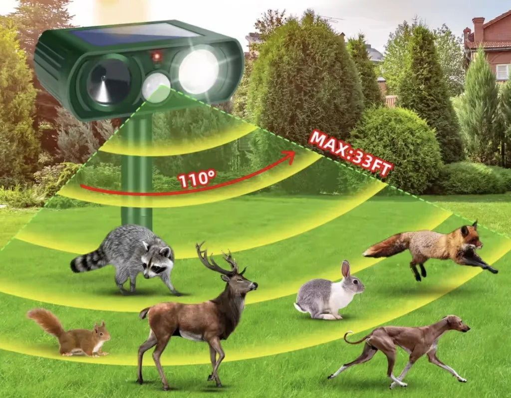 SolarGuard™ – Solcelledrevet Dyreafskrækkelse
