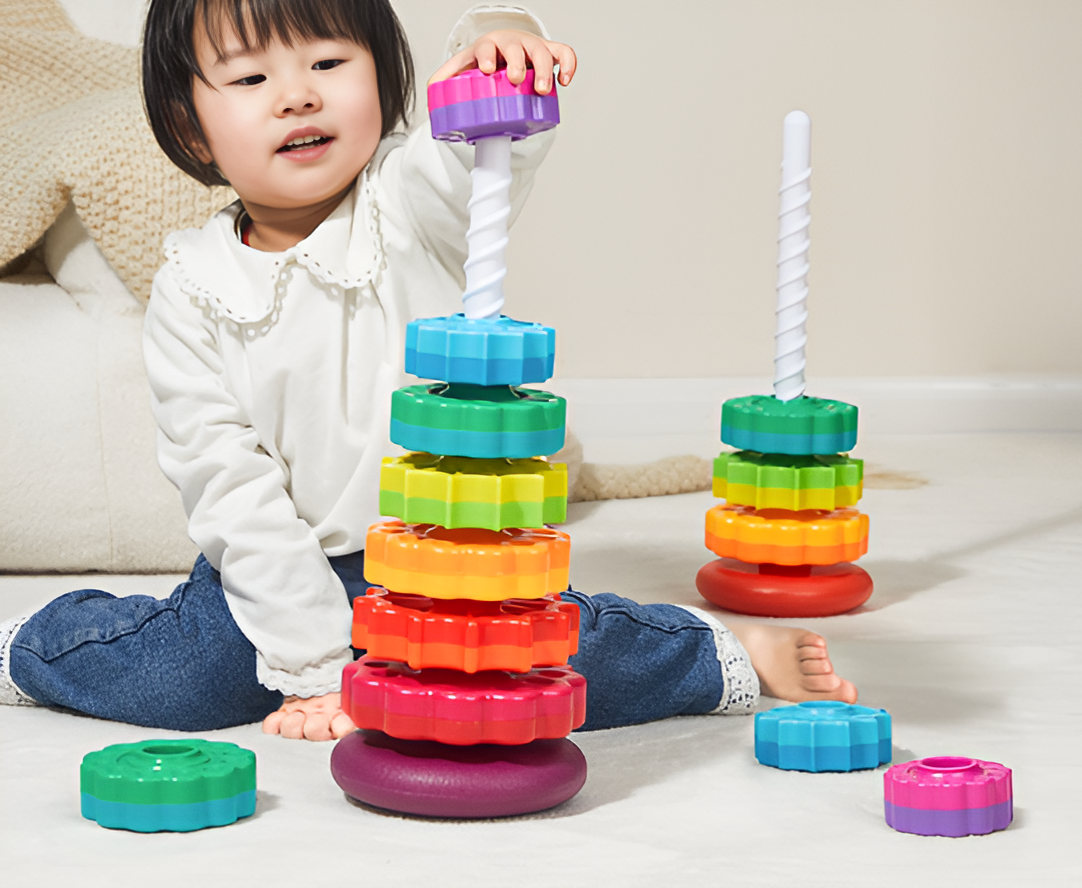 Spinny™ - Montessori Spinning Stacker til endeløs sjov