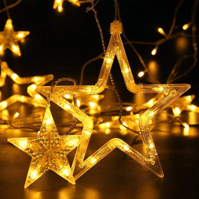 LumiStar™ – Funklende LED Stjerneforhængslys