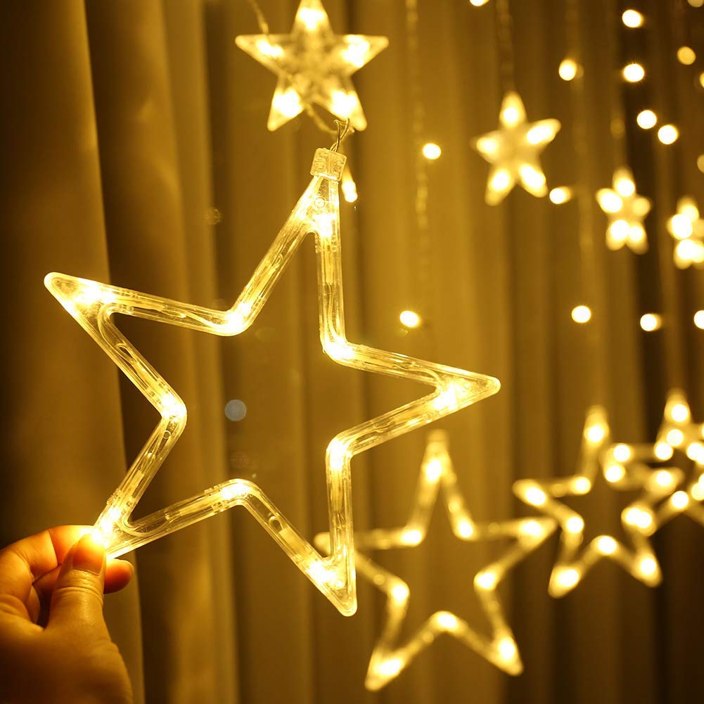 LumiStar™ – Funklende LED Stjerneforhængslys