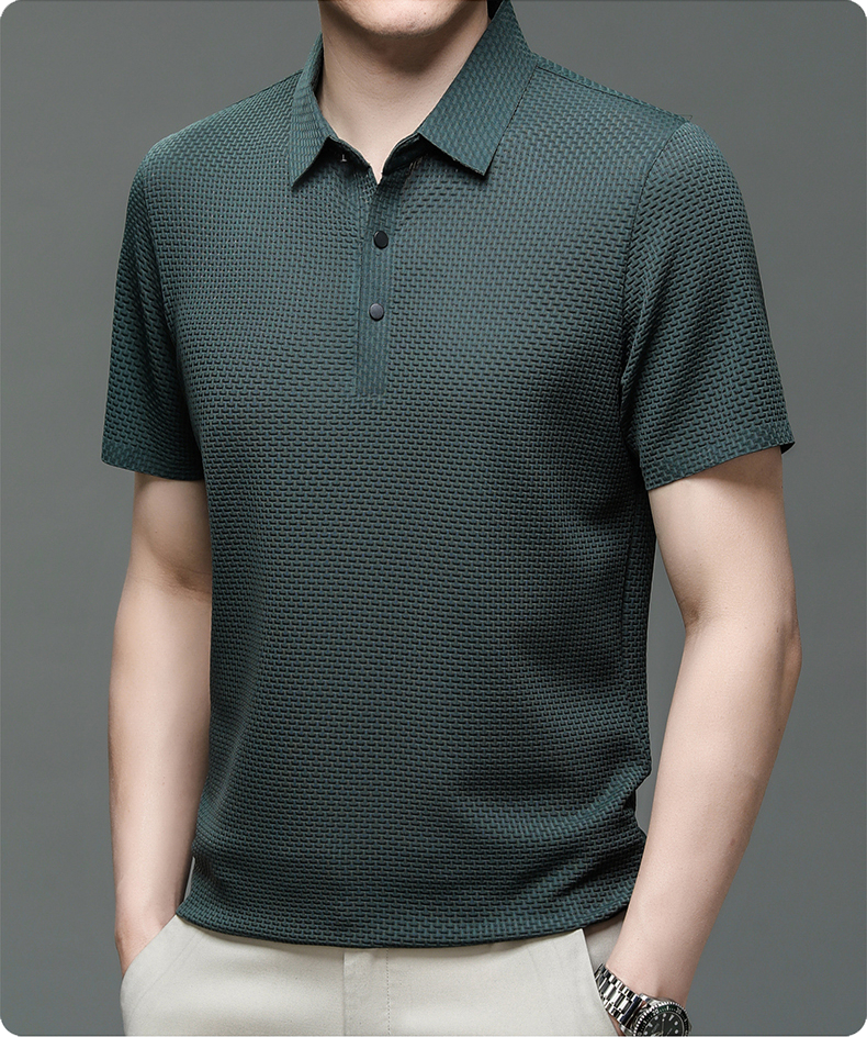 Vince™ – Åndbar Poloshirt i Mesh til Sommeren