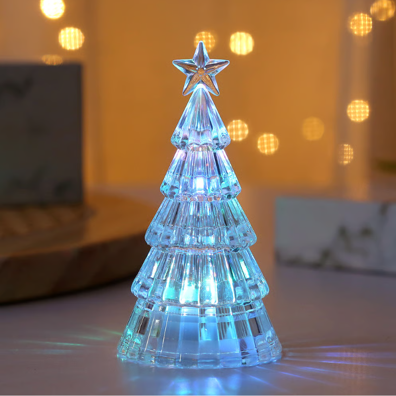 LumiPine™ – Oplyst Juletræ i Merkurglas
