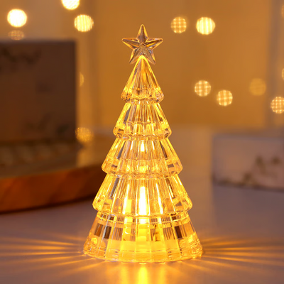 LumiPine™ – Oplyst Juletræ i Merkurglas