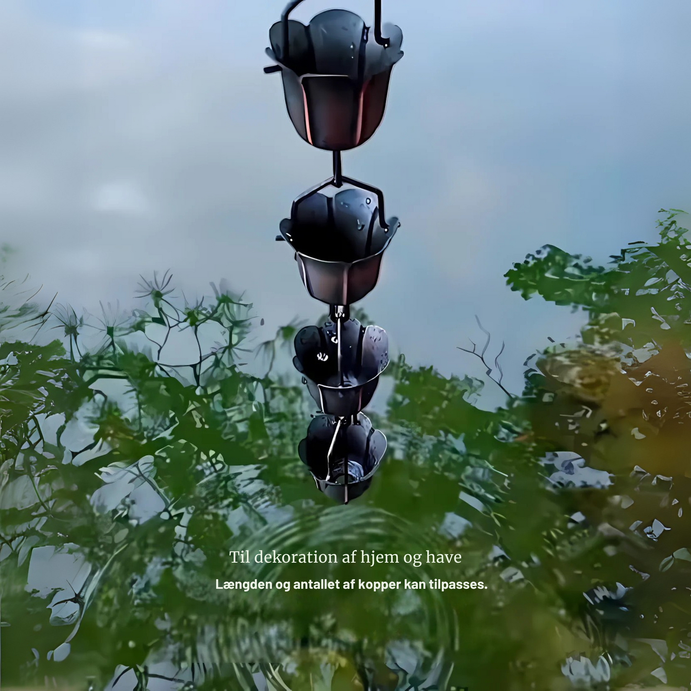 RainHaven™ – Dekorativ Fuglebad Regnkæde