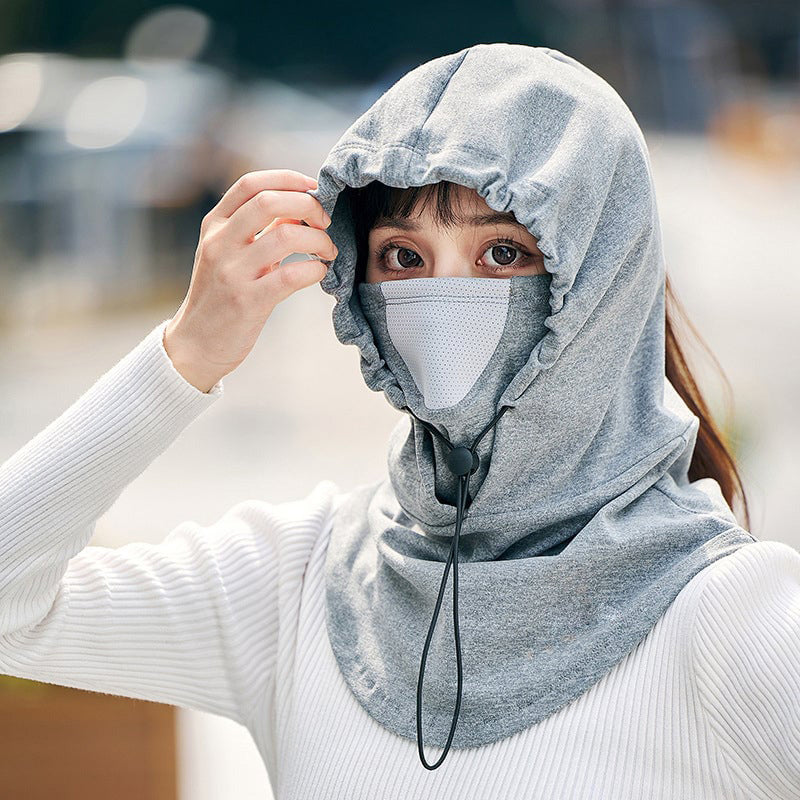 ArcticMask™ - Maske med hætte og halsvarmer til cykling