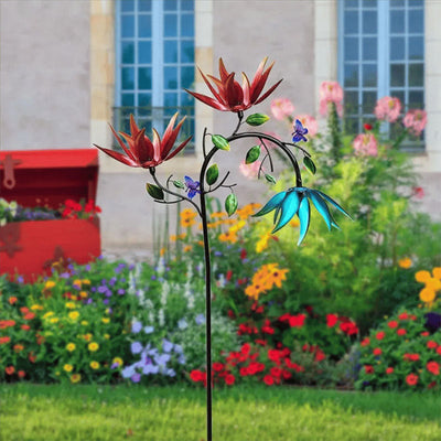 FloraSkift™ - Farverig sommer-vindmøllelampe