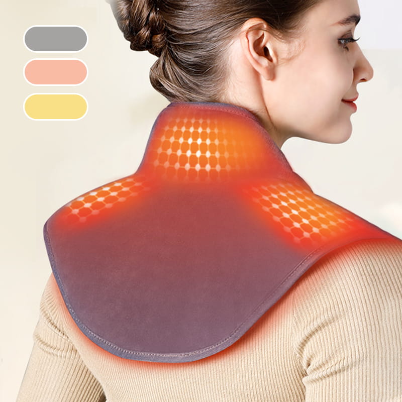 ReliefPro™ – Nakke- og Skuldervarmedyne med Vibration