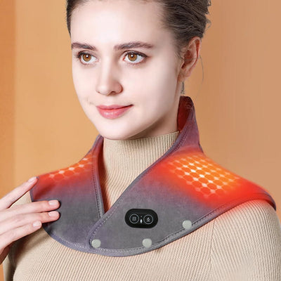 ReliefPro™ – Nakke- og Skuldervarmedyne med Vibration
