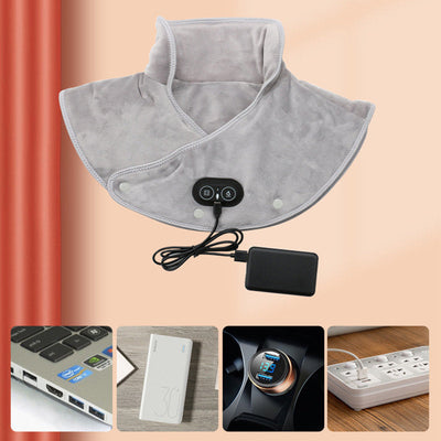 ReliefPro™ – Nakke- og Skuldervarmedyne med Vibration