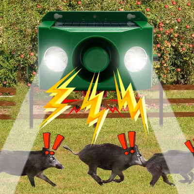 VildVagt™ – Solcelledrevet Dyreskræmmer med Alarm
