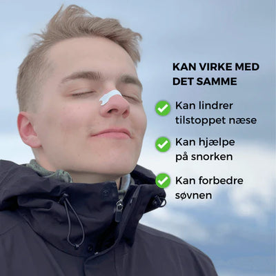 SleepClear™ – Anti-snorken Nasalstrips for Bedre Åndedræt og Søvn