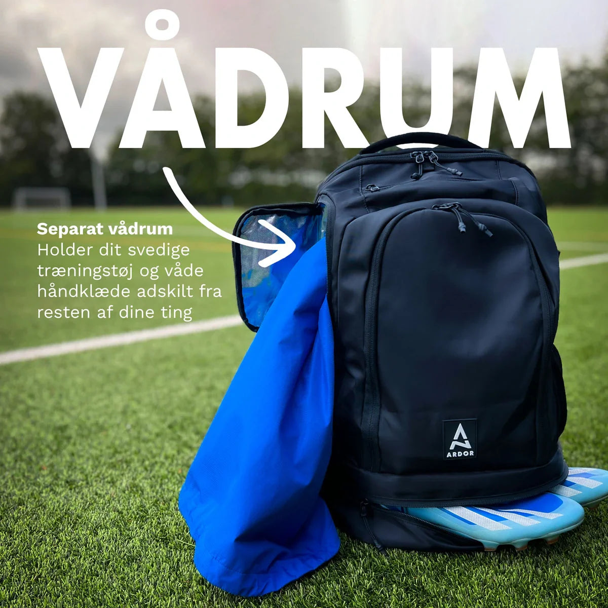 Trainex™ – Lugtfri, Organiseret Sportstaske